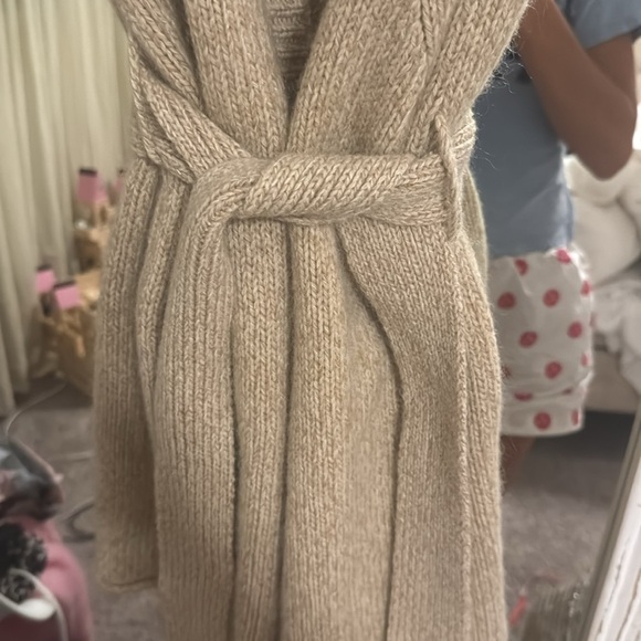 Theory wool cashmere blend sweater vest cardigan - Picture 3 of 4